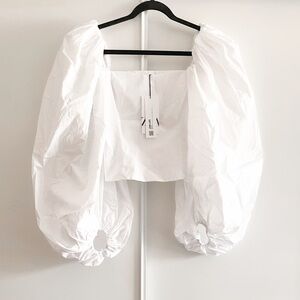 Zara NWT Puff Sleeve Blouse